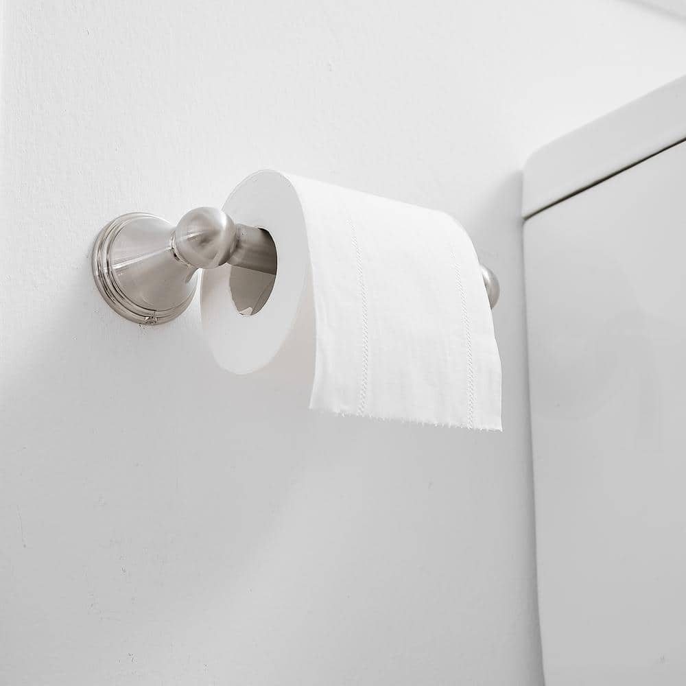 Nickel Wall Mounted Traditional Toilet Paper Holder