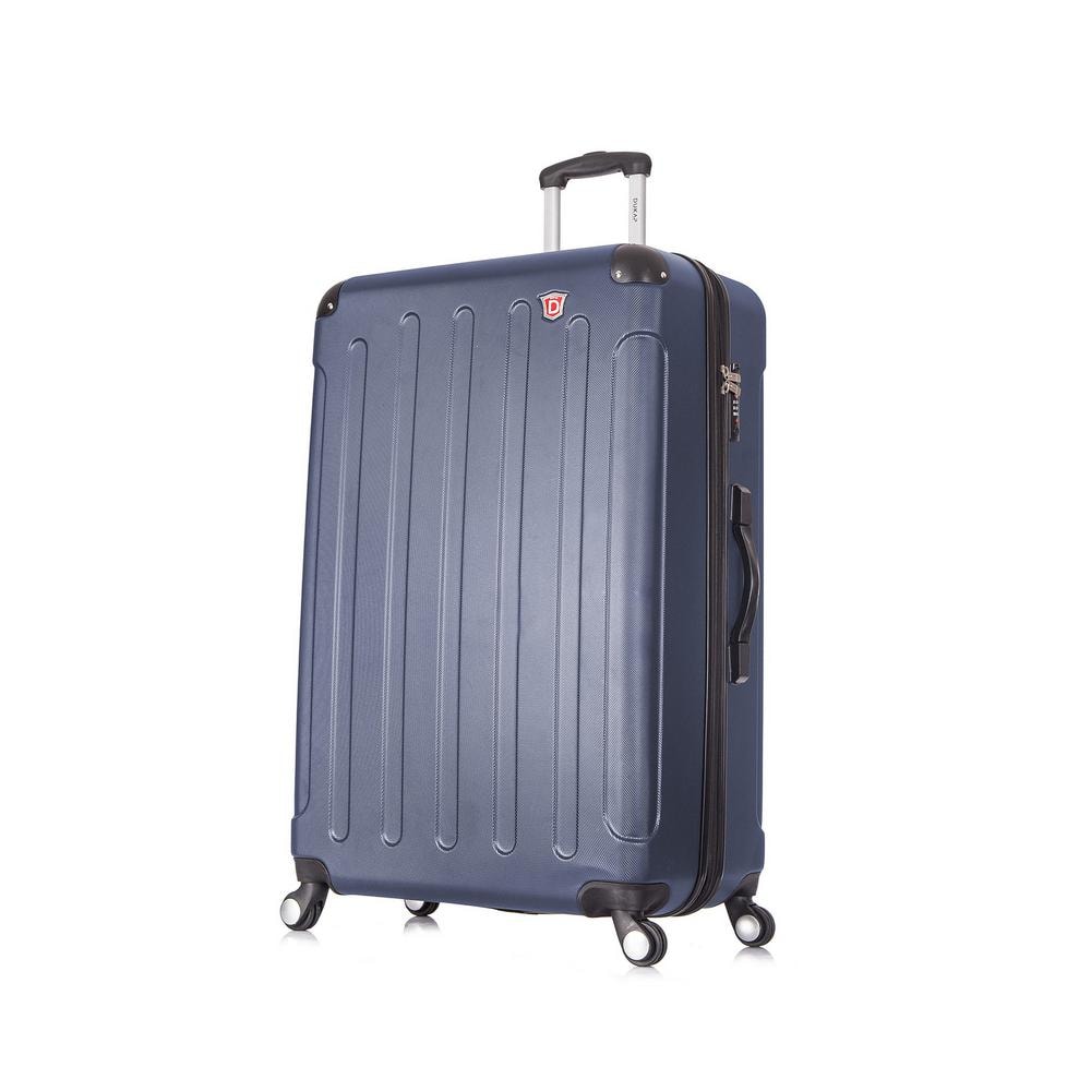 Intely 32 in. Blue Hardside Spinner with Integrated Weight Scale