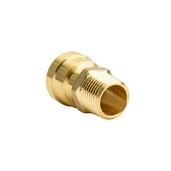 QUICKFITTING 1/2 in. Brass Push-to-Connect Coupling Fitting with SlipClip  Release Tool (4-Pack) LF811R-4 - The Home Depot