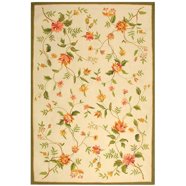 Chelsea 6 ft. x 8 ft. Ivory Vine Area Rug