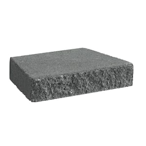 2.5 in. x 12 in. x 7.5 in. Charcoal Concrete Retaining Wall Cap (128-Piece Pallet)