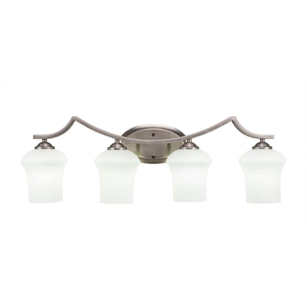 Cleveland 8 in. 1-Light Graphite Vanity Light 5R54GP681 - The Home Depot