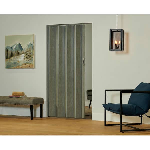 ヒーロンコンプリート Spectrum Berkshire 48 in. x 80 in. Loft Vinyl PVC Accordion Door