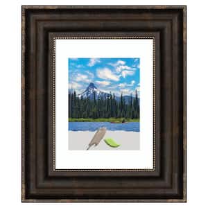Stately Bronze Picture Frame Opening Size 11x14 in. (Matted To 8x10 in.)