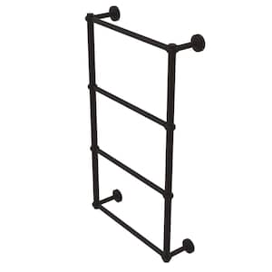 Dottingham Collection 36 in. 4-Tier Ladder Towel Bar with Twisted Detail in Oil Rubbed Bronze