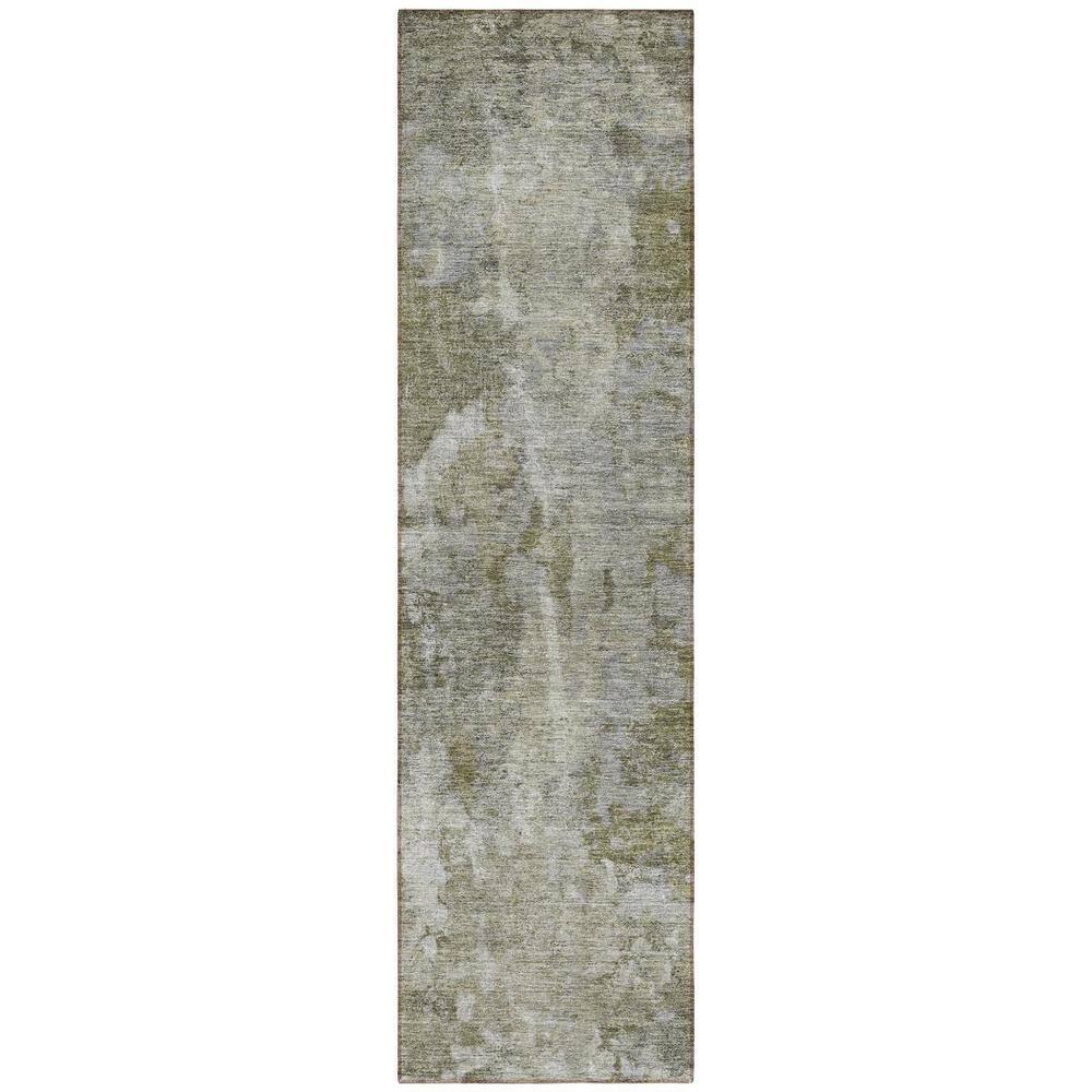 Green 2 ft. x 8 ft. Woven Abstract Runner Indoor/Outdoor Area Rug price history on PriceWatchPro