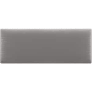 Plush Velvet Platinum Grey Queen-Full Upholstered Headboards/Accent Wall Panels