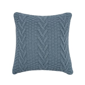 Retree Chunky Sweater Knit 20 in. x 20 in. Pillow