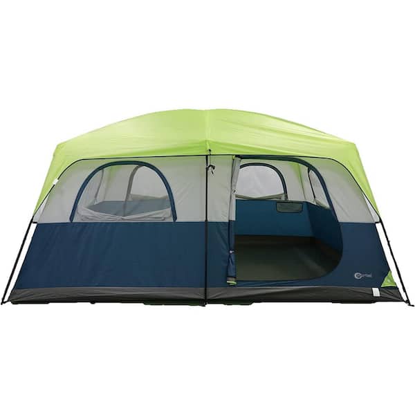 Kruiden Ontaarden lila Portal 14 ft. x 10 ft. 10 Person 2 Room Family Cabin Tent FMR-141084 - The  Home Depot