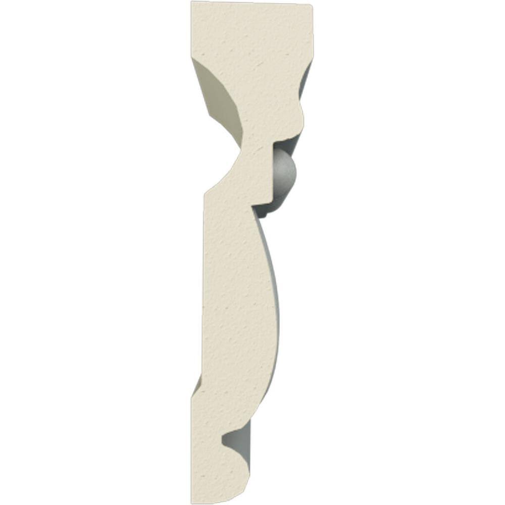 Linus Primed Polyurethane Chair Rail Moulding, 94.5" Length