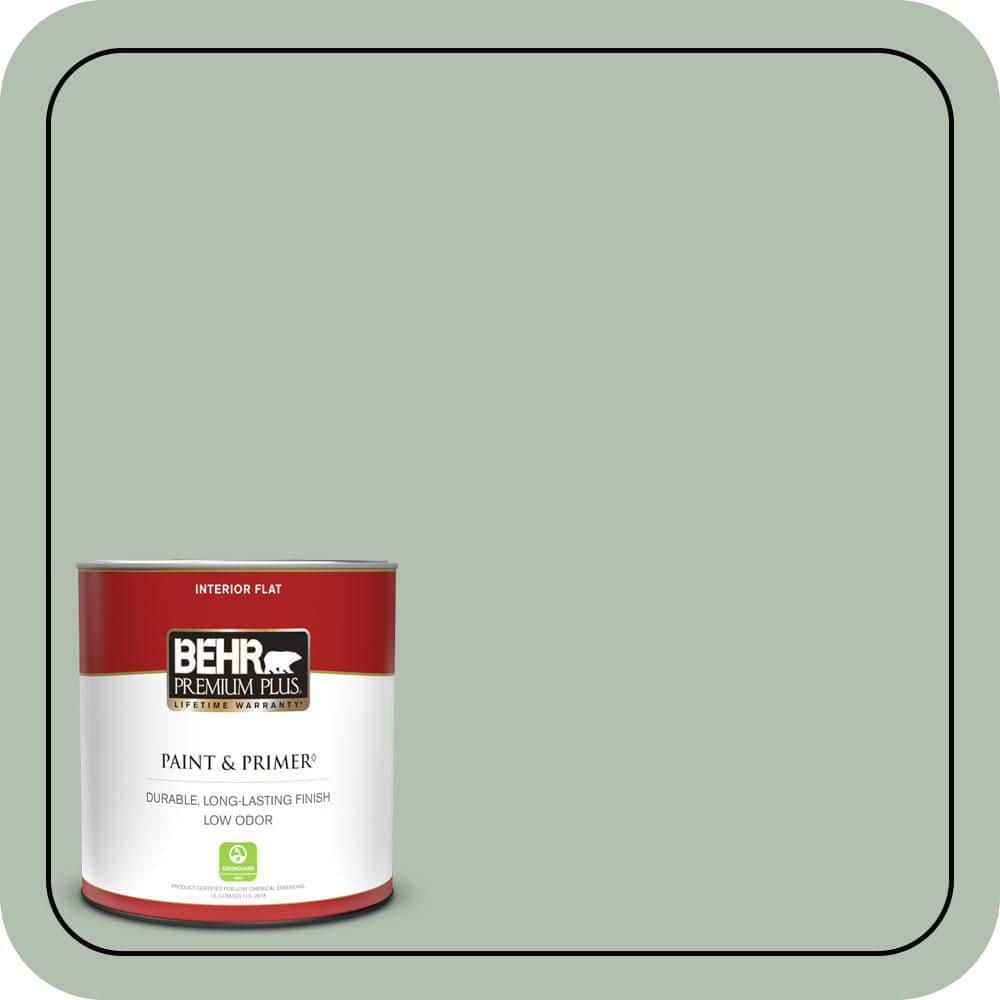 1 qt. #N400-3 Flagstaff Green Flat Low Odor Interior Paint & Primer price history on PriceWatchPro