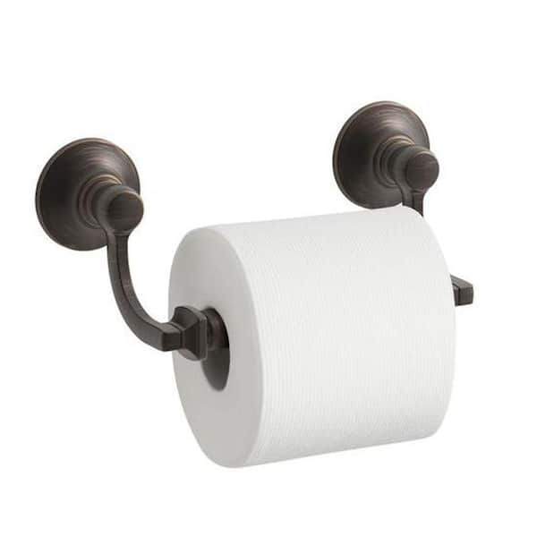 KOHLER Bancroft Double Post Toilet Paper Holder in Oil-Rubbed Bronze