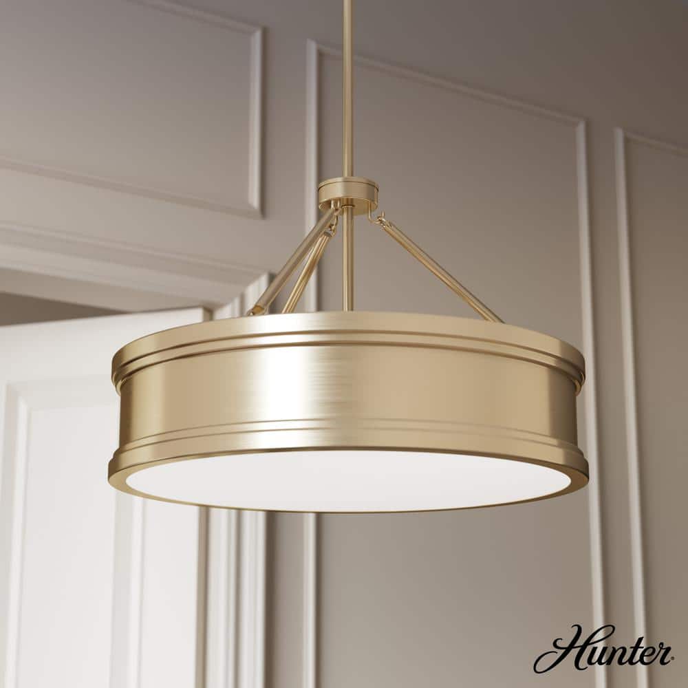 Capshaw 5-Light Alturas Gold Island Pendant Light with Cased White Glass Shade price history on PriceWatchPro