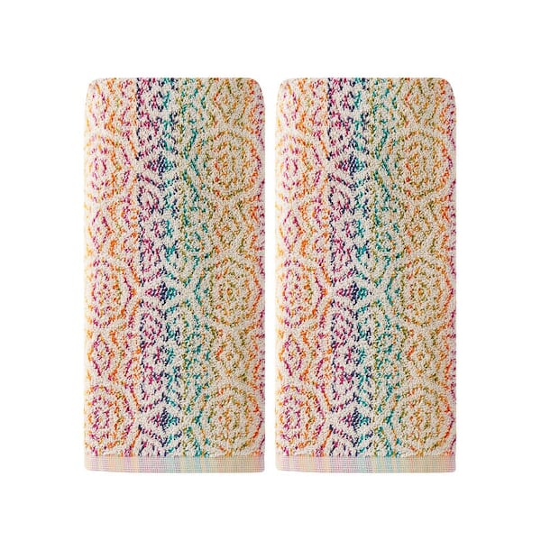 Unbranded Multicolored Solid Cotton Single Hand Towel