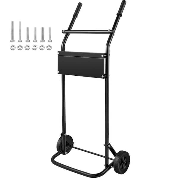 VEVOR Boat Motor Stand Dolly 130 lbs. Outboard Engine Motor Carrier 2 Wheels Heavy-Duty Portable for Motor Repair Storage