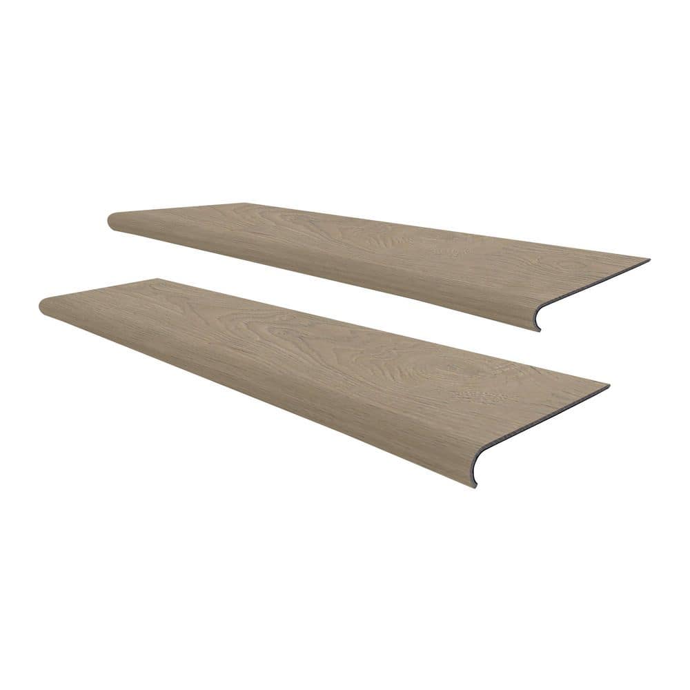 Smoked Hickory 5 mm. T x 48 in. L x 12.2 in. W Vinyl Stair Tread Molding price history on PriceWatchPro