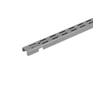 48 in. Nickel Regular Duty Vertical RailL - Shelf Tracks