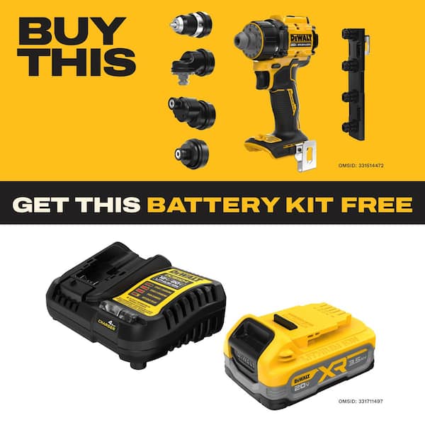 ATOMIC 20V MAX 1/2 in. Multi-Head Drill Driver (Tool Only)