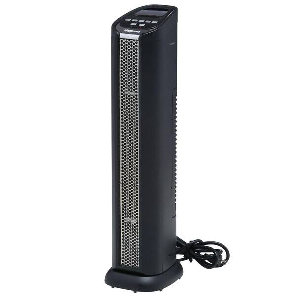 Lifesmart 24 in. All Season Large Room 1500-Watt Infrared Tower Heater and Cooling Fan with Remote