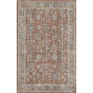 Ivy Rust 10 ft. x 14 ft. Traditional Persian Area Rug