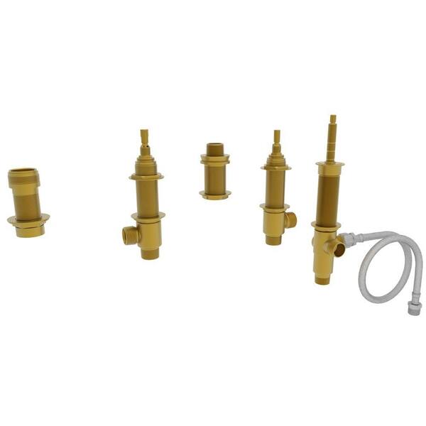 Newport Brass 3/4 in. Roman Tub 3-Valve Rough and Quickconnect