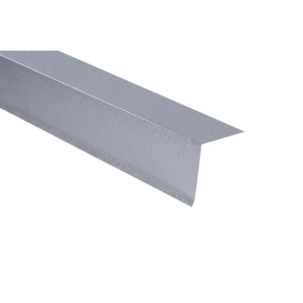 Gibraltar Building Products 2-3/4 in. x 3 in. x 10 ft. 26-Gauge Galvalume Drip Edge Flashing