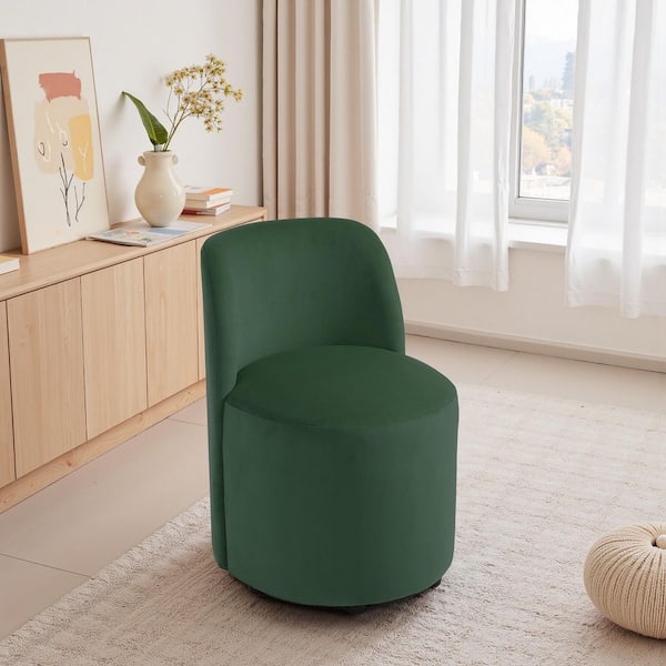Uixe Green Velvet Dining Side Chair (Set of 1)