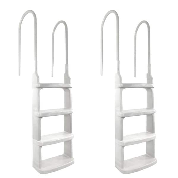 Main Access Easy Incline Above Ground In Pool Swimming Pool Ladder (2-Pack)