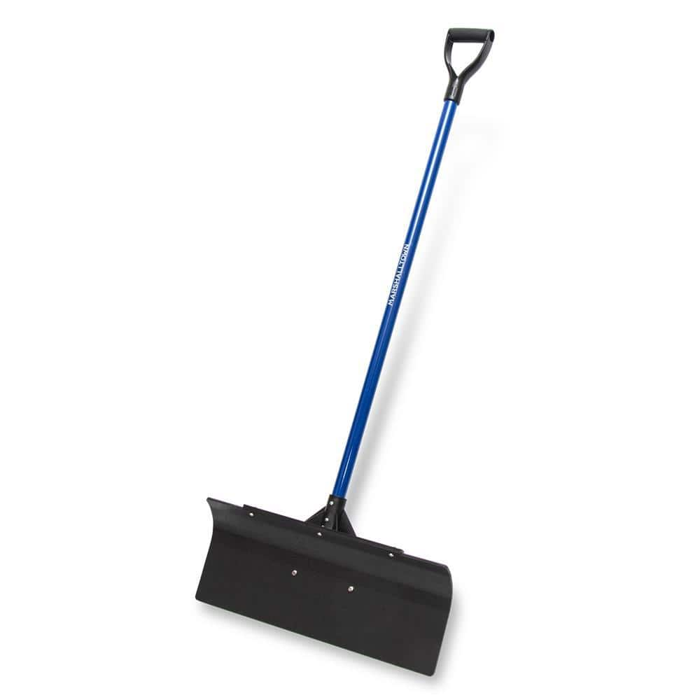 MARSHALLTOWN 24 in. Fiberglass Handle Snow Polar Pusher