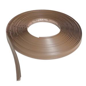 3/4 in. x 50 ft. Light Brown PVC Inside Corner Self-adhesive Flexible Caulk and Trim Molding