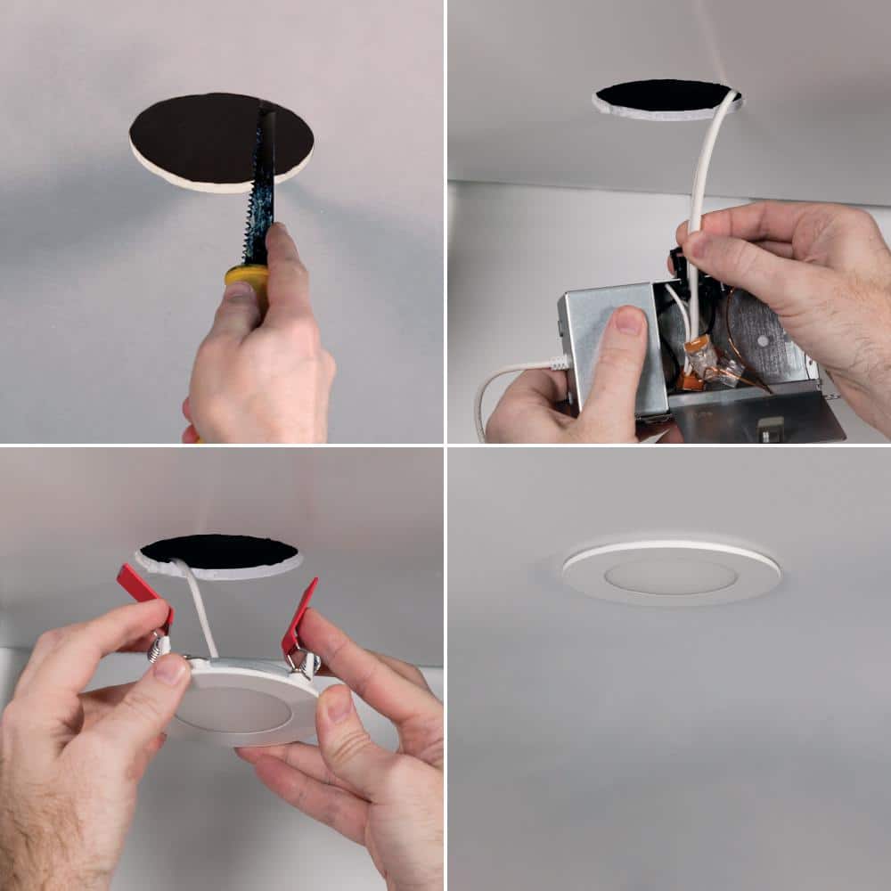 3-Inch Round White Aluminum LED Recessed Downlight