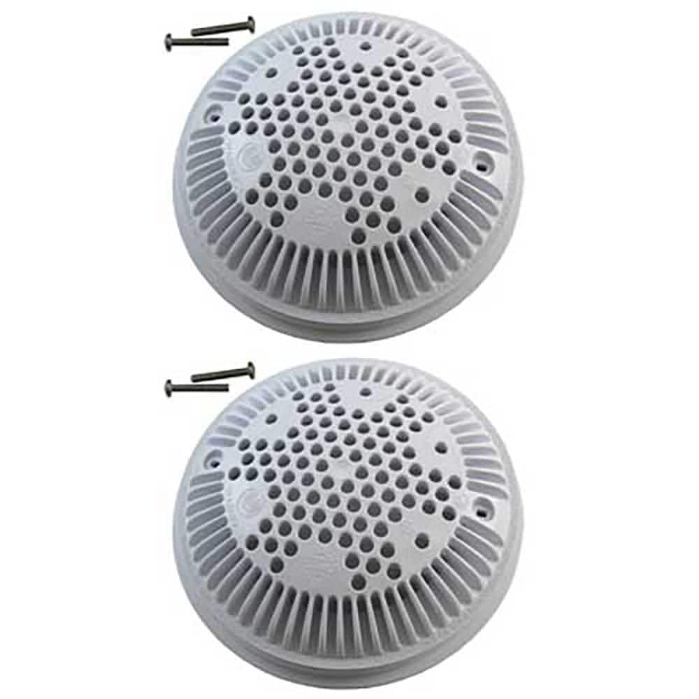 Dual Suction Flow Drain Cover and Frame Replacement for Swimming Pools (2-pack) price history on PriceWatchPro