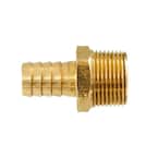 5/8 in. Barb x 3/4 in. MIP Brass Adapter Fitting