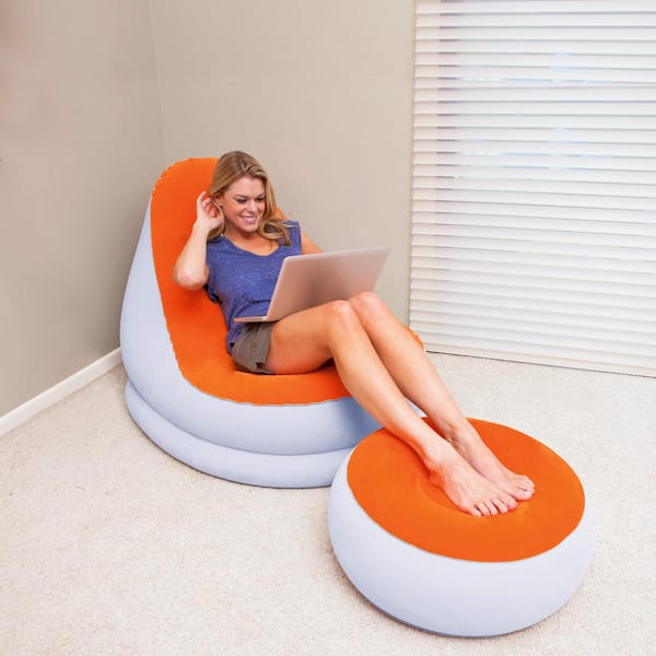 Bestway Inflate-A-Chair 112x112x66 cm Luftsessel LILA