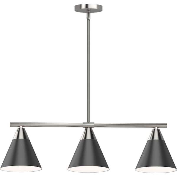 Volume Lighting Brushed Nickel Modern/Contemporary Dome Pendant Light