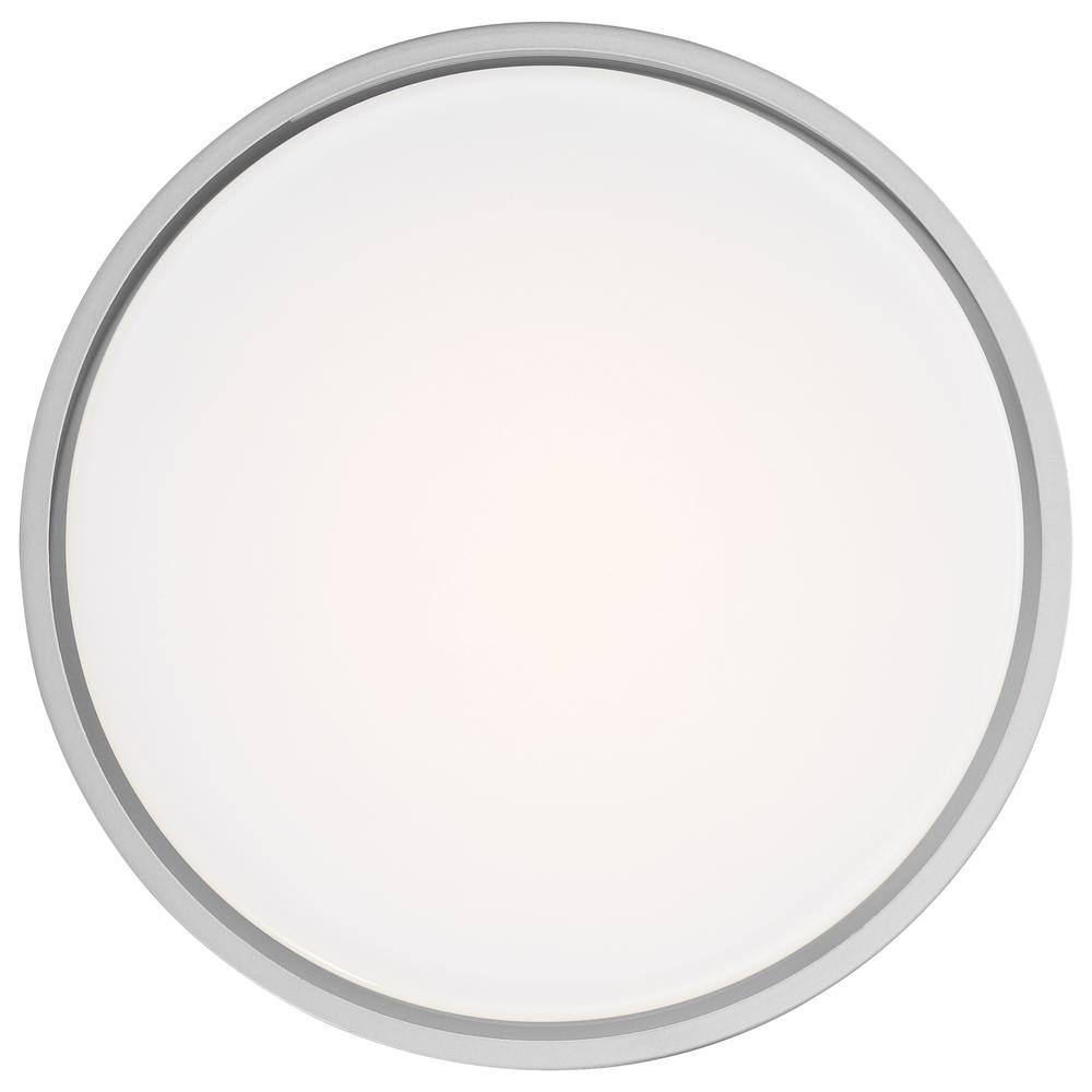 Lucia Satin White LED Flush Mount Light