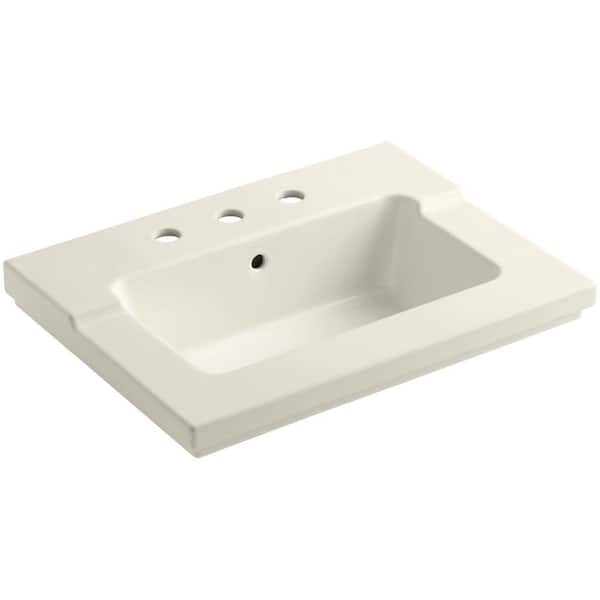 KOHLER Tresham 19.0625-in White Vitreous China Bathroom Vanity Top KOHLER Tresham 19.0625-in White Vitreous China Bathroom Vanity Top