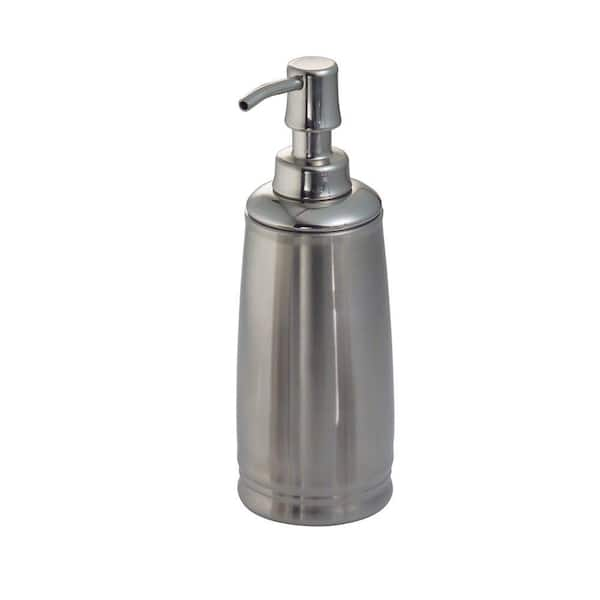 interDesign Cameo Soap Pump Dispenser in Split Finish Polished and ...