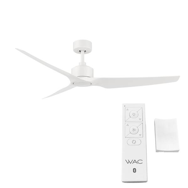 Energy-saving ceiling fan Eco Genuino Matt White & Walnut 152cm / 60 with  remote control, Home & Commercial Heaters, Ventilation & Ceiling Fans