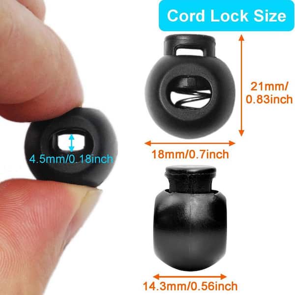 M METEXITY 60 Pack Plastic Sping Cod Locks