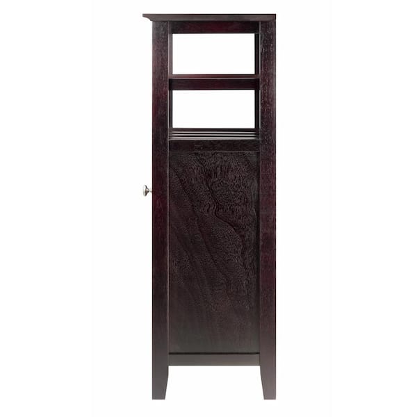 Winsome Wood Espresso Bar Cabinet 92119 - The Home Depot