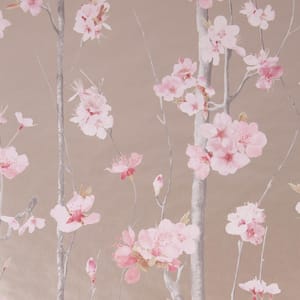 Hanami Pink Removable Wallpaper Sample