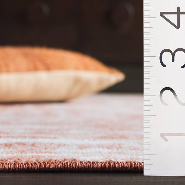 SAFAVIEH Bayside Ivory/Orange Beige 7 ft. x 7 ft. Machine
