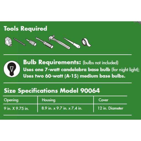 Reviews for Hunter Ellipse Decorative 100 CFM Ceiling Bathroom Exhaust Fan  with Light and Night Light | Pg 1 - The Home Depot