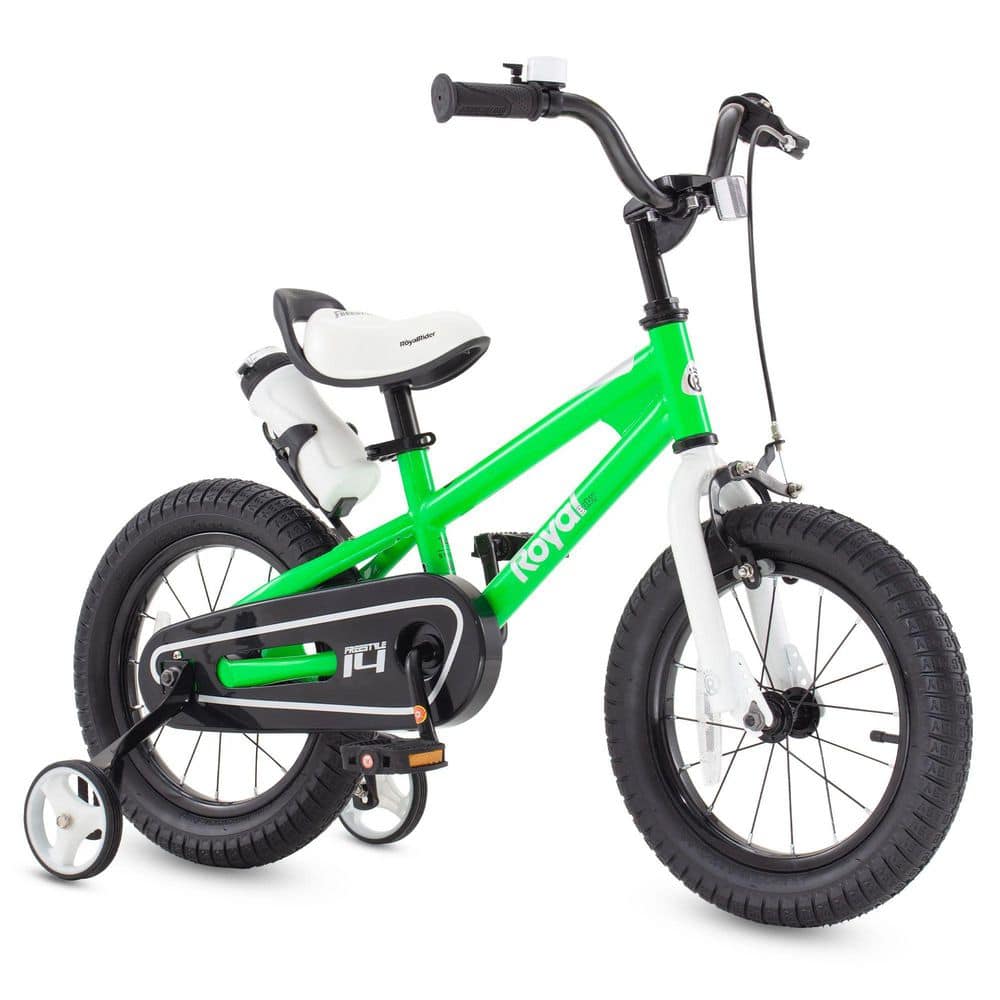 Royalbaby Freestyle Outdoor Kid's Bicycle with Training Wheels, 16 Inch ...