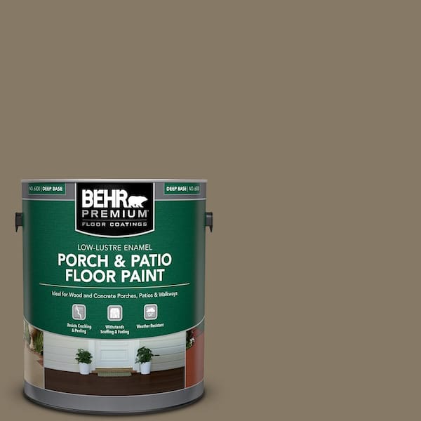BEHR PREMIUM 1 gal. #740D-6 Mountain Elk Low-Lustre Enamel Interior/Exterior Porch and Patio Floor Paint