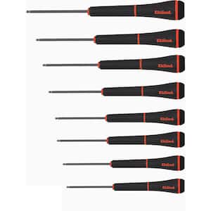 Ball-Hex Series PSD Precision Screwdriver Set with Pouch Sizes 0.050 in. to 5/32 in. (8-Piece)