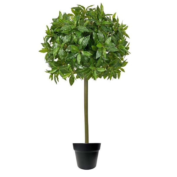 3 ft. Artificial Pieris Japonica Tree in Pot for Living Room, Entryway, Patio and Indoor Outdoor Decor (1 Pack)