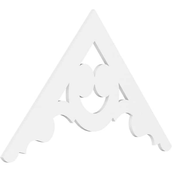 Ekena Millwork Robin 1 in. D x 35 in. W x 60 in. L Signature Urethane Gable Pediment