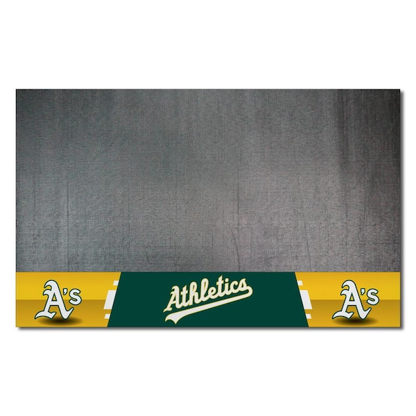 FANMATS Oakland Athletics 26 in. x 42 in. Grill Mat